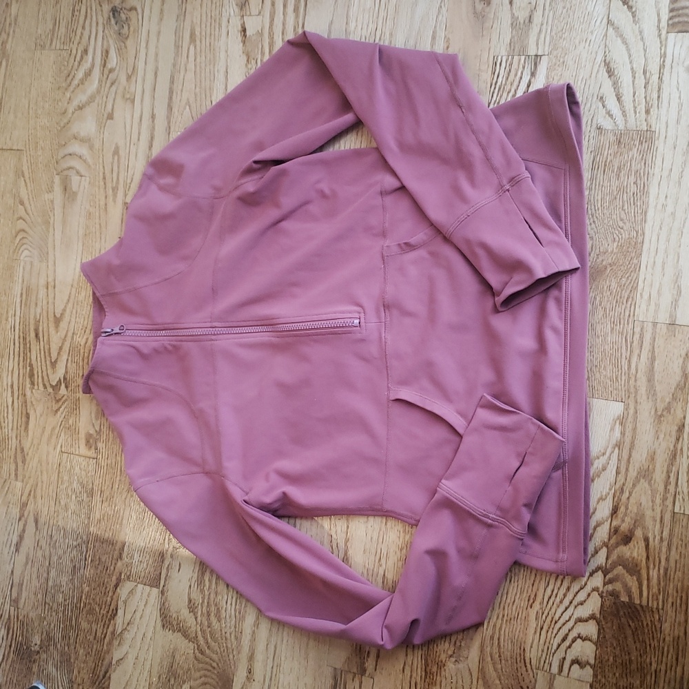 (M) ZYIA Half Zip Sweater Running Gym Studio Athletic Outdoor Cozy Activewear